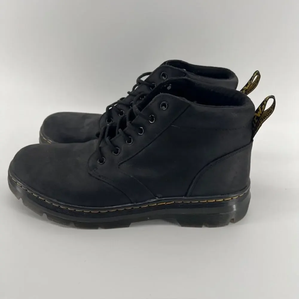 Doc Dr. Martens Bonny Boot Mens US12 Black Leather Lace Up Grunge Punk Air Wair